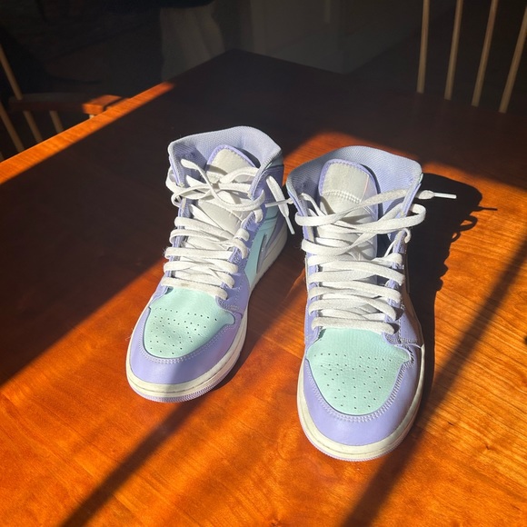 Jordan Shoes - air jordan’s mids women blue/purple